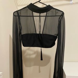 Indah Silk Crop Top